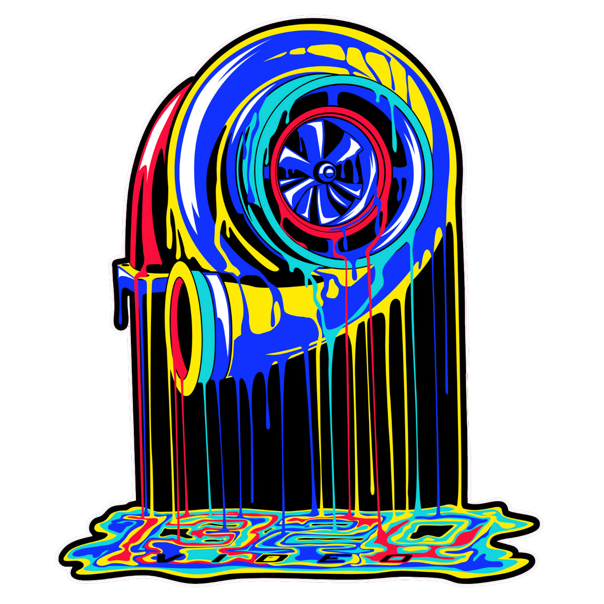 1320Video Boost Drip Sticker