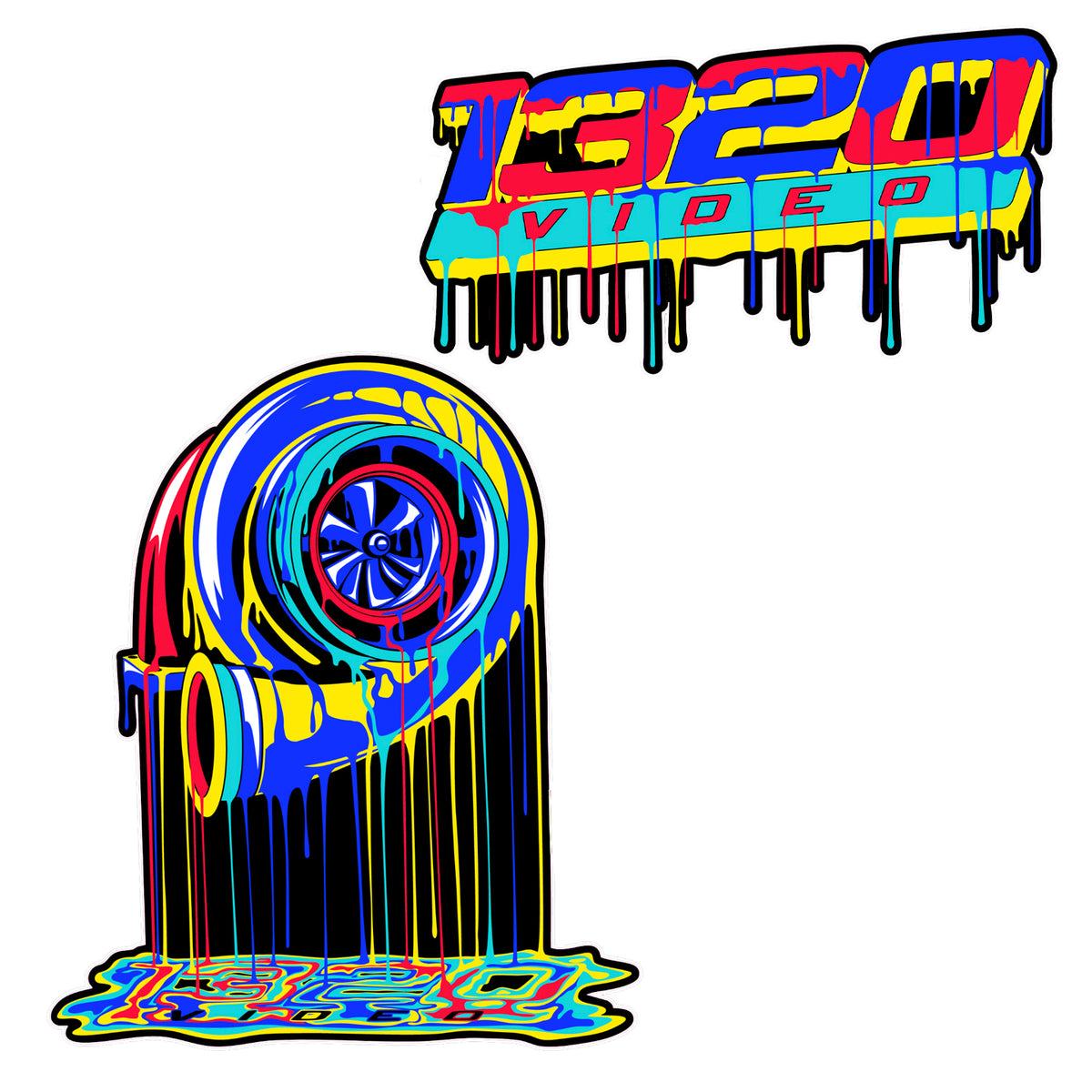1320Video Boost Drip Sticker