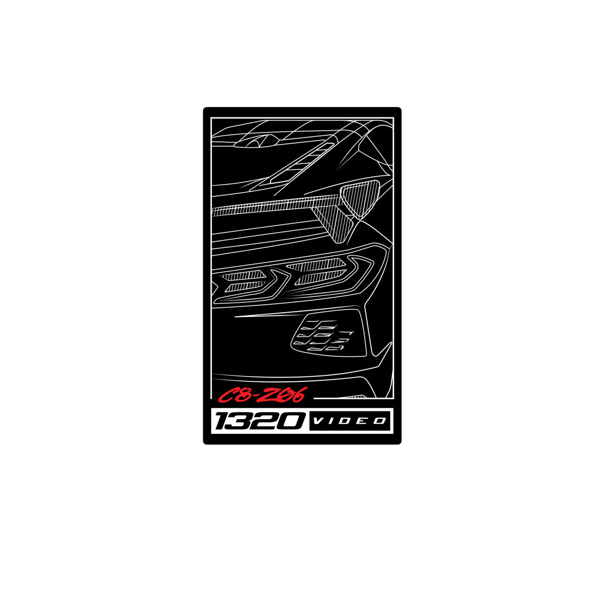 1320Video C8 Z06 Stickers