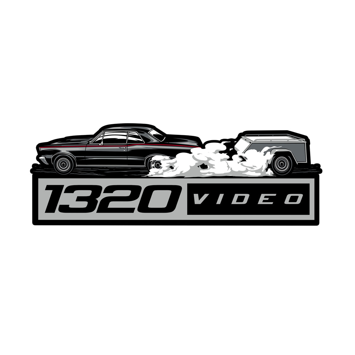 1320Video Drag. Drive. Survive Stickers