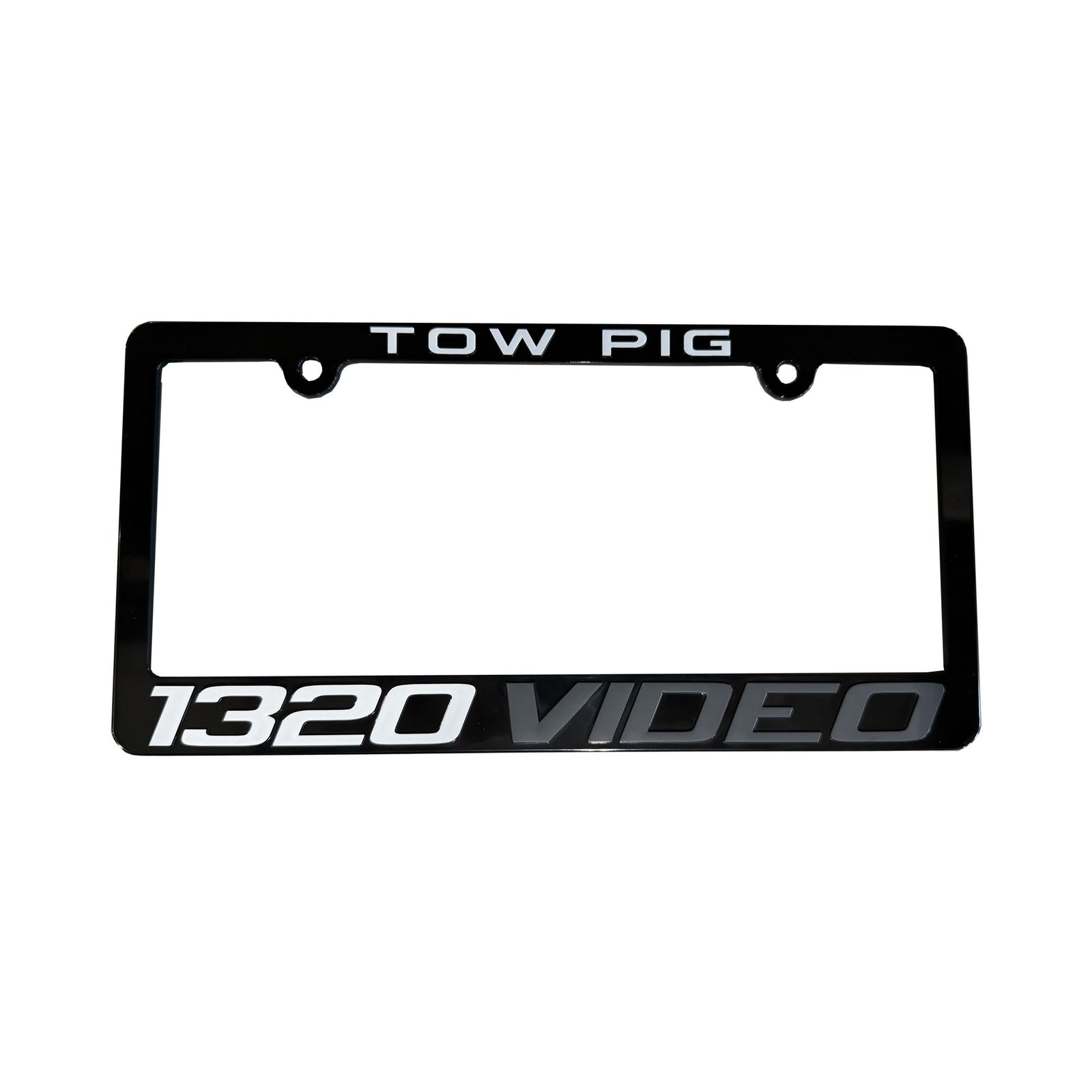 1320Video Tow Pig License Plate Frame