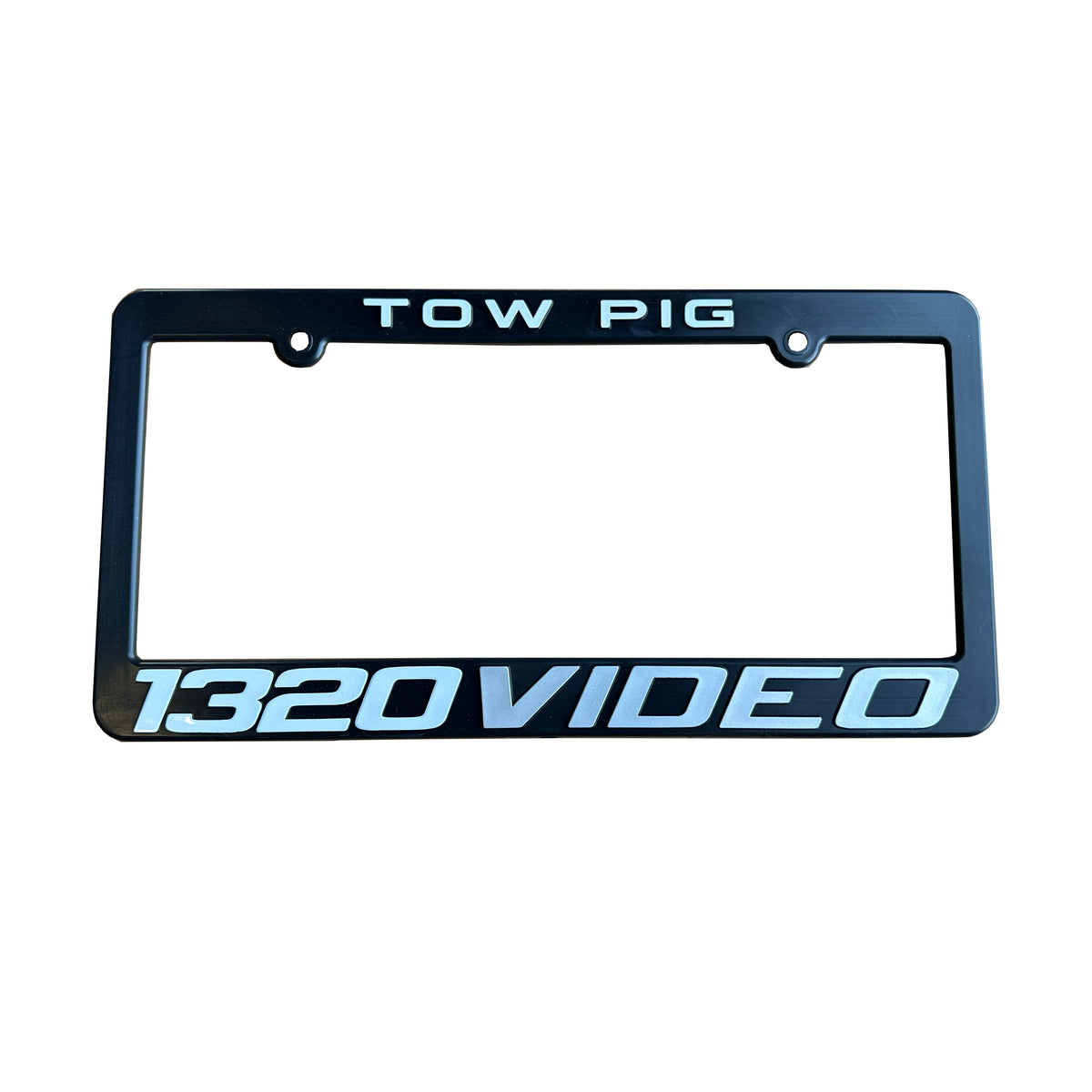 1320Video Tow Pig License Plate Frame