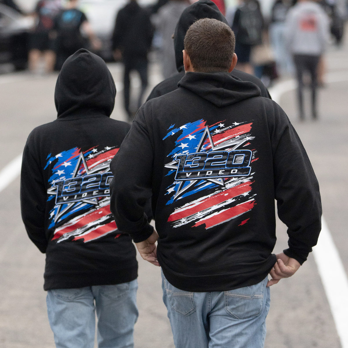 1320Video 2024 American Flag Hoodie