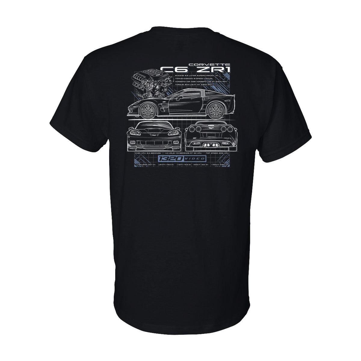 1320Video ZR1 Blueprint T-Shirt