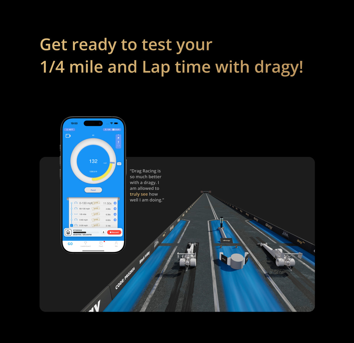 Dragy Pro - GPS Performance Meter (1320Video Edition)