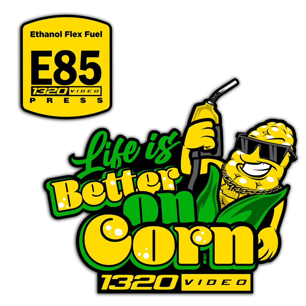 1320Video E85 Sticker