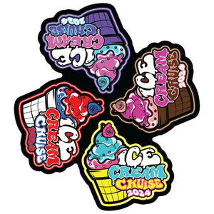 Ice Cream Cruise 2024 Stickers