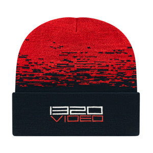 1320Video Red Static Beanie