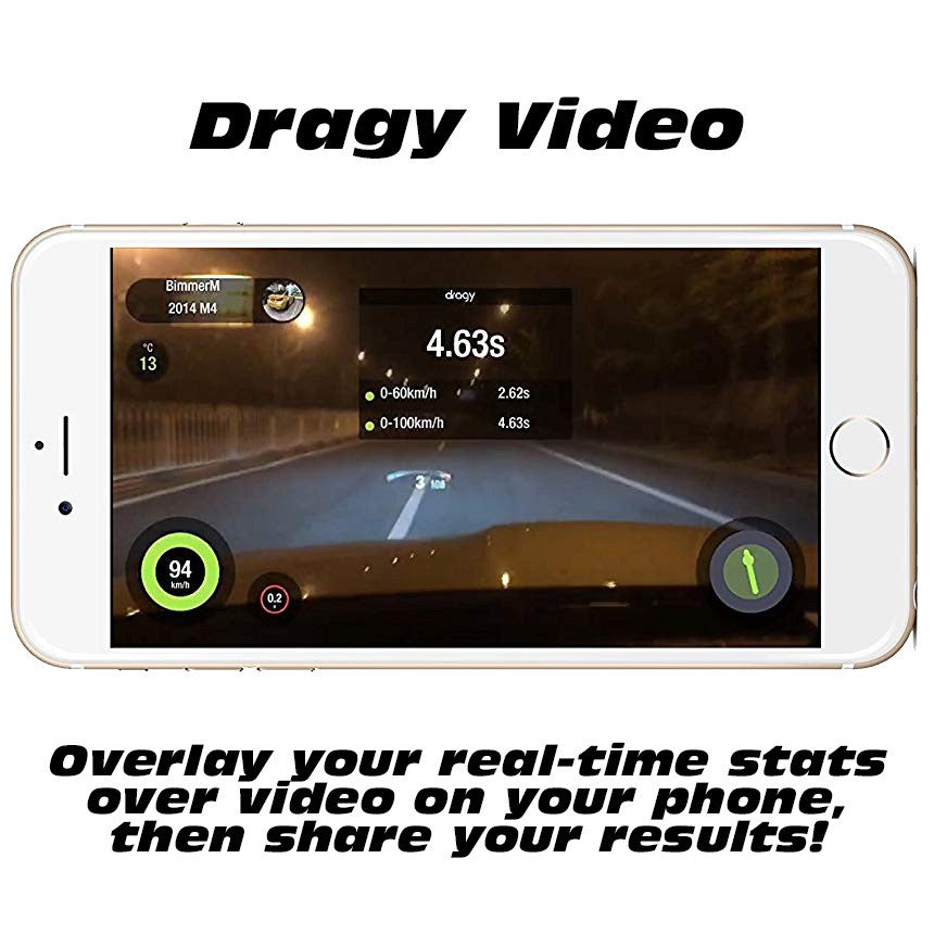 Dragy Graph Dragy - GPS Performance Meter DRG70-C (1320Video Edition)